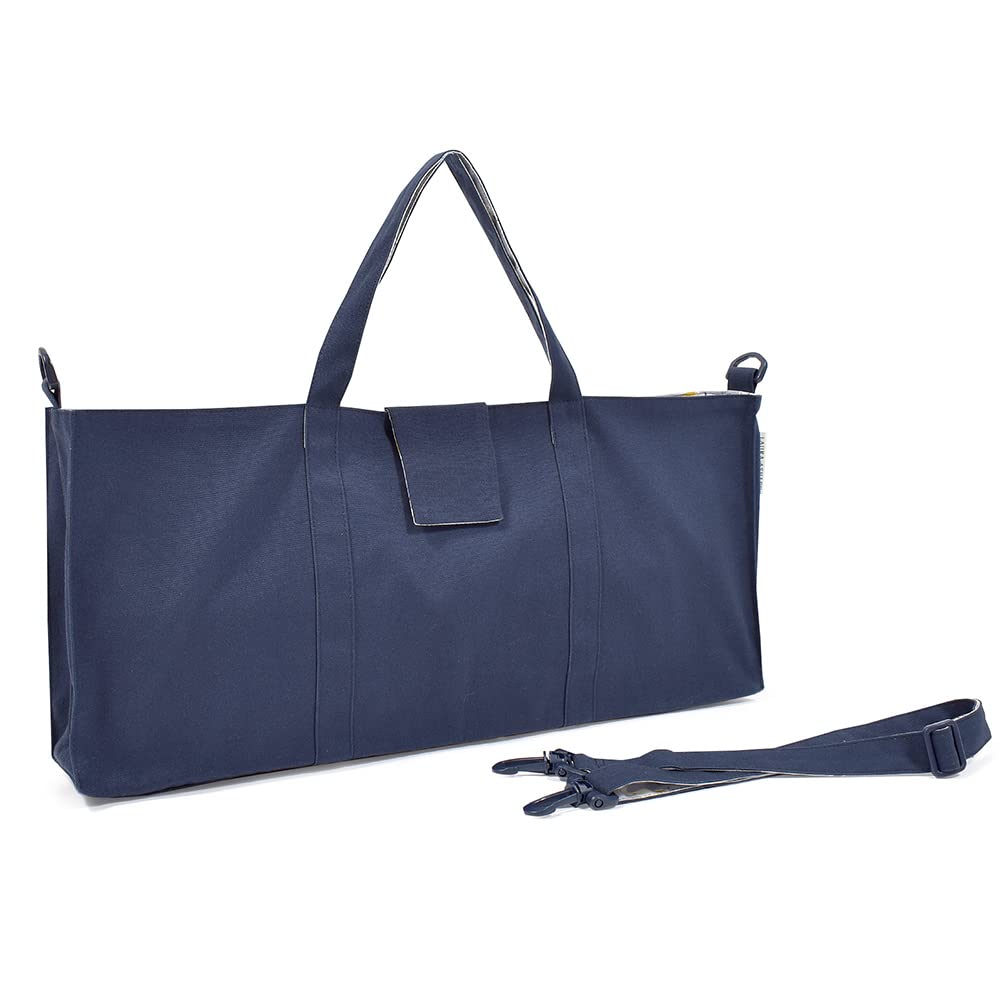 LAURA ASHLEY  COLORFUL CANDY STYLE Boy's Pianica Case with Shoulder Strap, DOGS with Royal Navy, N4339300
