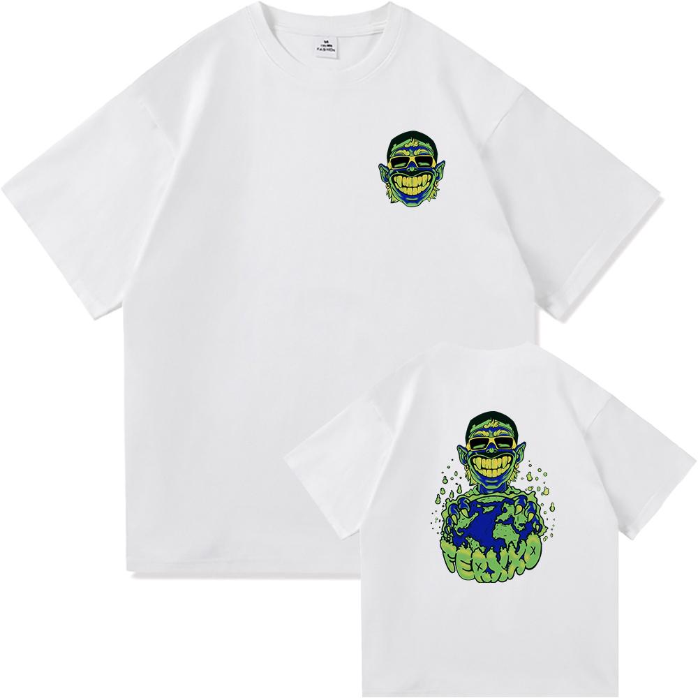 FerxxoCalipsis Tour 2024 T Shirt Men Aesthetic Graphic Feid Ferxxo Sixdo T-Shirt Unisex High Quality Hip Hop Cotton Tees Shirts