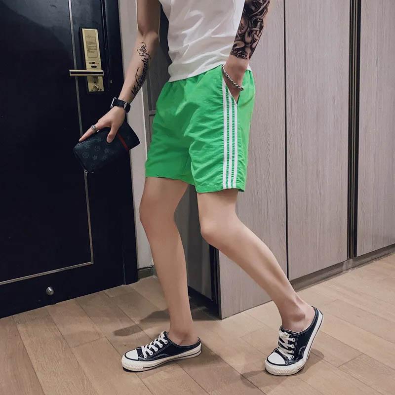 

Летние шорты, мужские повседневные домашние шорты для сна, тонкие пляжные брюки, дышащие и удобные спортивные брюки с тремя точками M