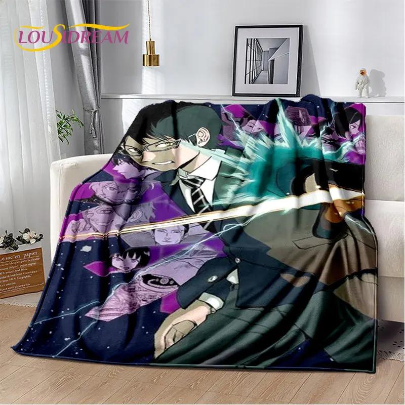 World Trigger Anime Kreskówka Miękki Pluszowy Koc, Koc Flanelowy Koc Narzuta na Salon Sypialnię Łóżko Sofa Piknik Cove Dzieci