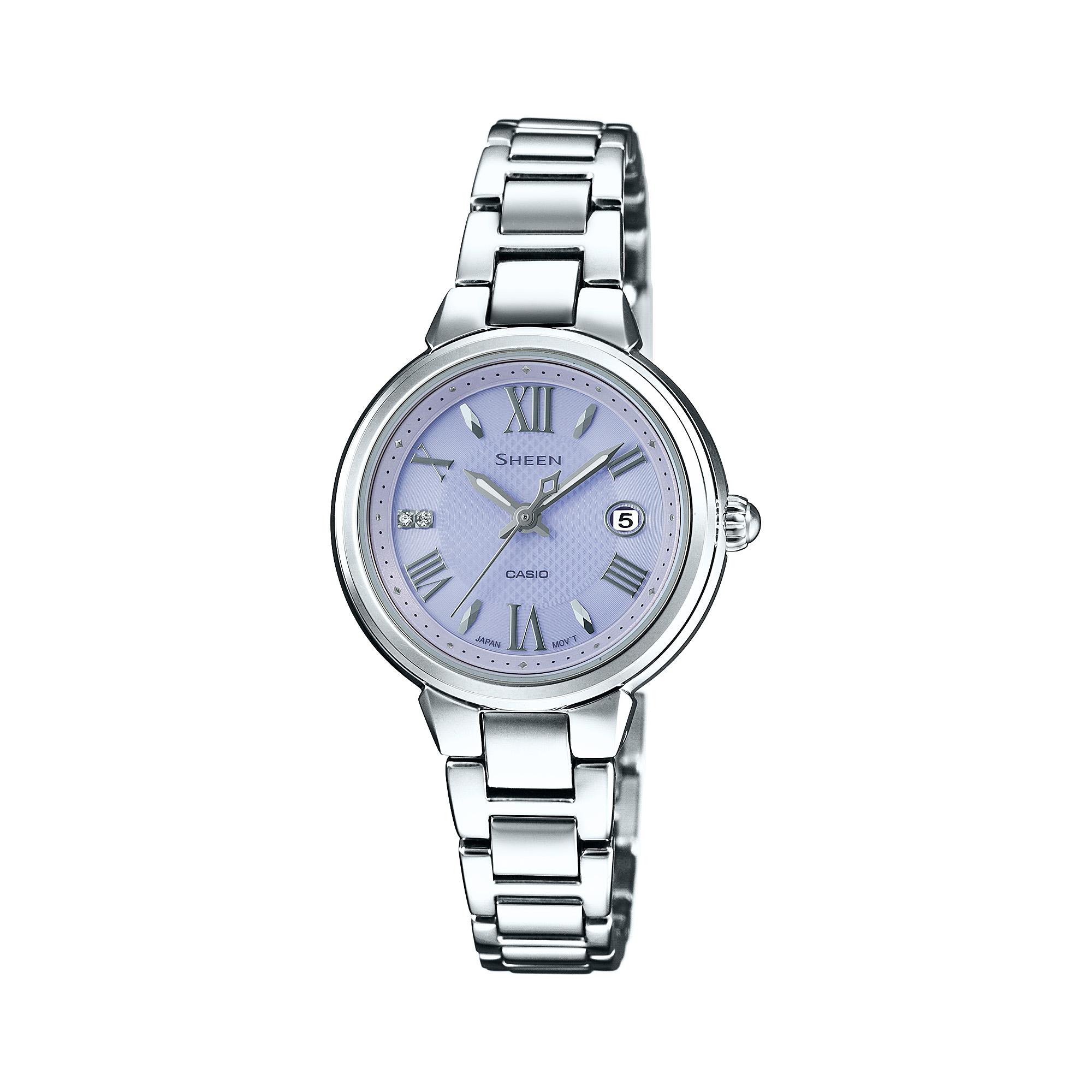 Casio Men s 50M Water Resistant Analog Quartz Watch SHE-4516SBD-6A синий
