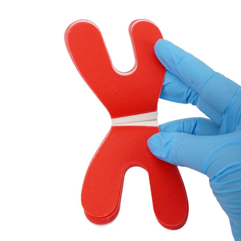 120 Stück/Box Dental Artikulationspapier Y-Form Ganzmund Artikulation Okklusionspapier Zahnaufhellung Zahnmedizinische Materialien Werkzeug