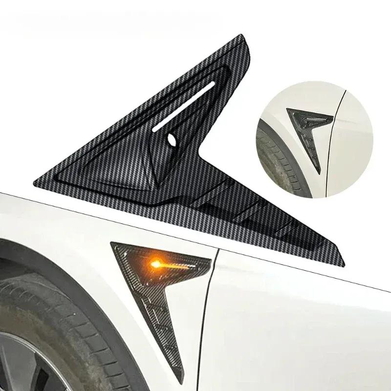 Side Camera Cover for Tesla Model 3+ For Model Y Juniper 2025 Thunder Fender Flanks Wing Blade Panel Spoiler Covers Accessories