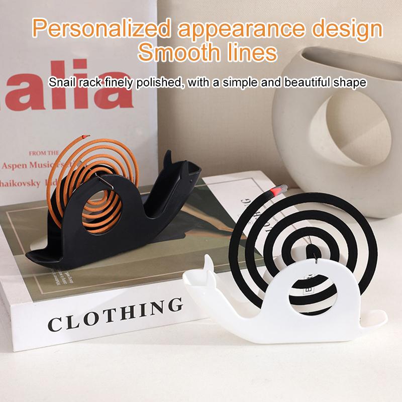 1Pc Receiving Ash Tray Personality Household Items Practical Plastics Cartoon Mosquito Coil Holder Snail Shaped Pomander