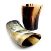 Horn Tumblers Set of 5 Handmade Cups for Wine Beer Ale Safe, Unique Drink Cup. Norse Drinking Beer Mug 8,10oz Ox Horn