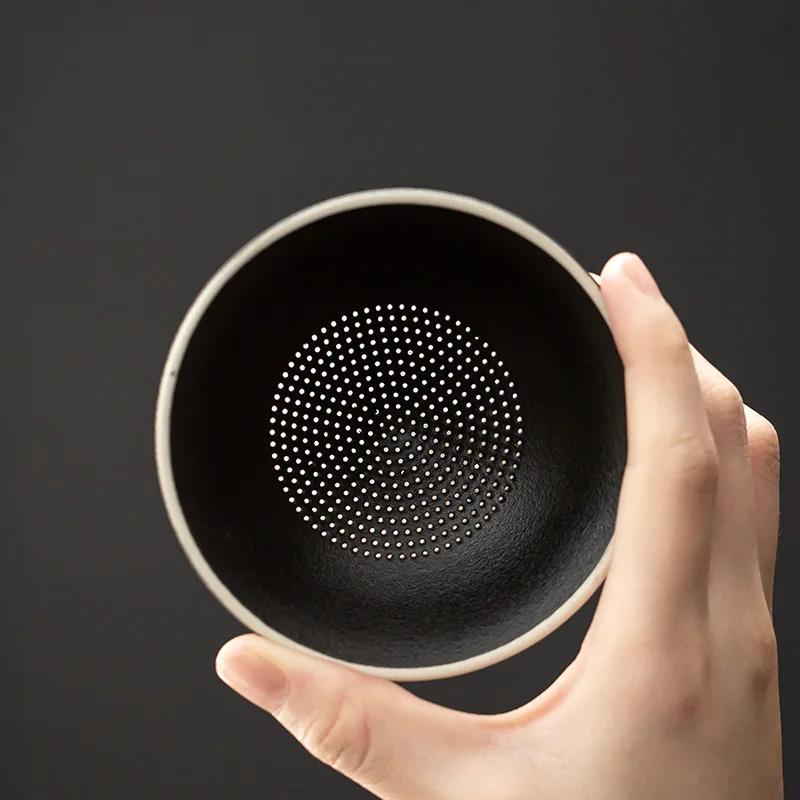 Керамический Креативный Маленький Монах Ситечко для Чая Протекающее Ситечко для Чая Бытовой Набор для Ганфу Аксессуары Декорация для Церемонии