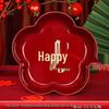 Red Chinese Wedding & Engagement Candy Fruit Tray