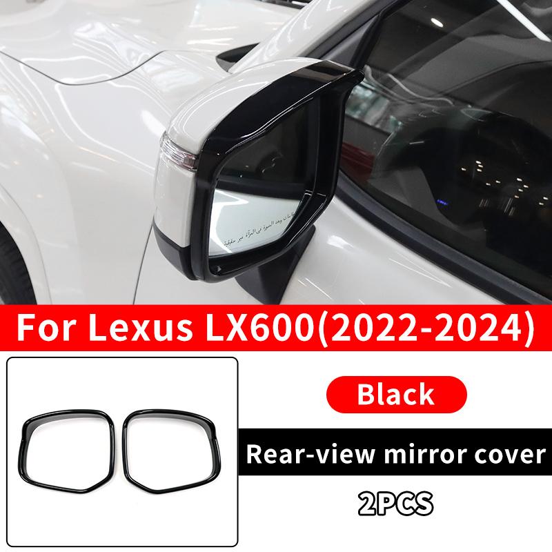 For 2024 Lexus LX600 LX500d Rearview Mirror Rainproof Cover Rain Eyebrow LX 600 Exterior Upgrade Accessories Body Kit