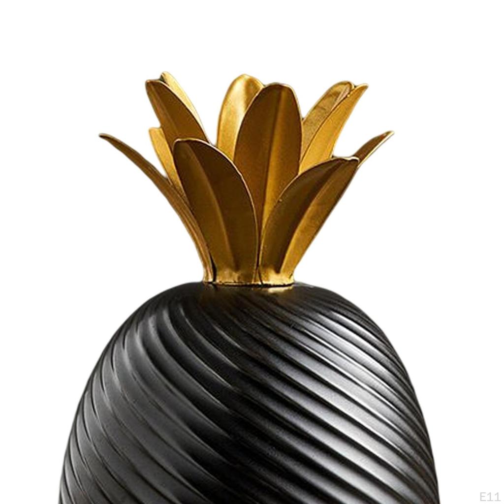 Ceramic Pineapple Shaped Ornament Nordic Gift Photography Prop for Bookshelf TV Cabinet Statue