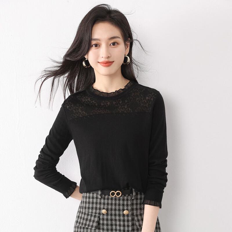 Mokana Women's Versatile Long Sleeve Wool Blend Sweater