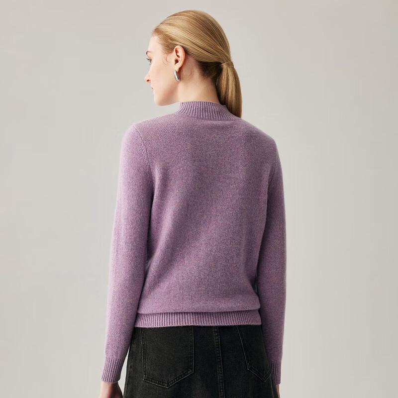 Zhaojun 2025 Autumn/Winter Women's 100% Cashmere Cable Knit Sweater