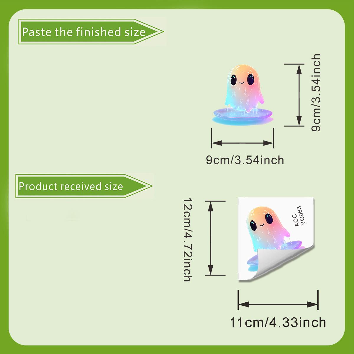 

Blue Light Luminous Alien Wall Stickers, Children s Room Decoration Wall Stickers 12*11cm