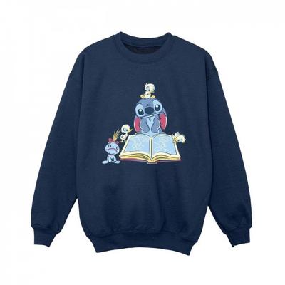 Boys Lilo & Stitch Reading A Book Sweatshirt