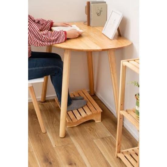 Azumaya Room Essence Desk Foot Remote Home Natural Foot Medium Size HOW-011NA Footrest, Work, Rest, Desk, Office, Work, Use, Wood, Pillow, Relaxing,