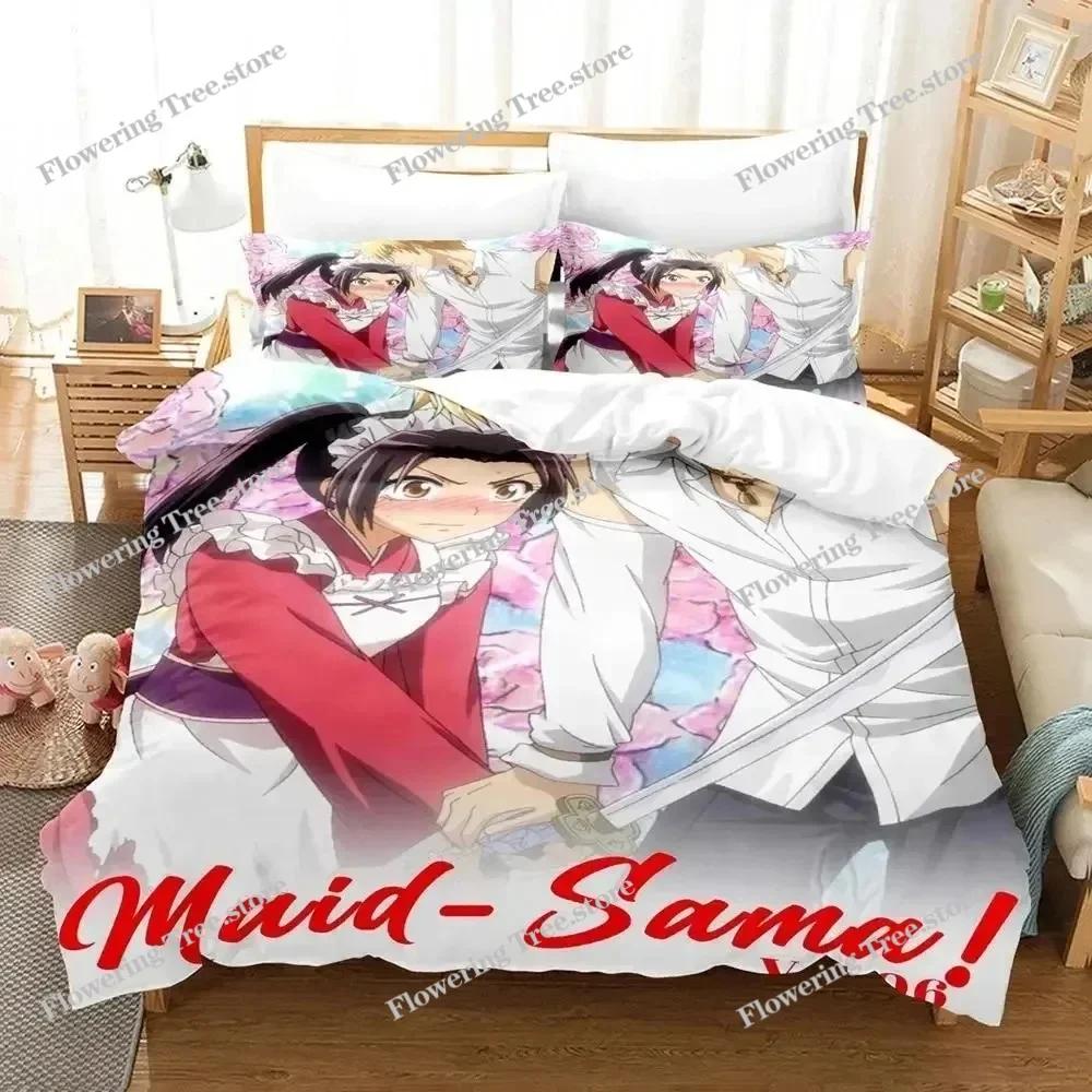Anime Kaichou wa Maid-sama Usui Takumi Misaki Bedding Set Boys Girls Twin Queen Size Duvet Cover Pillowcase Bed Boys Adult