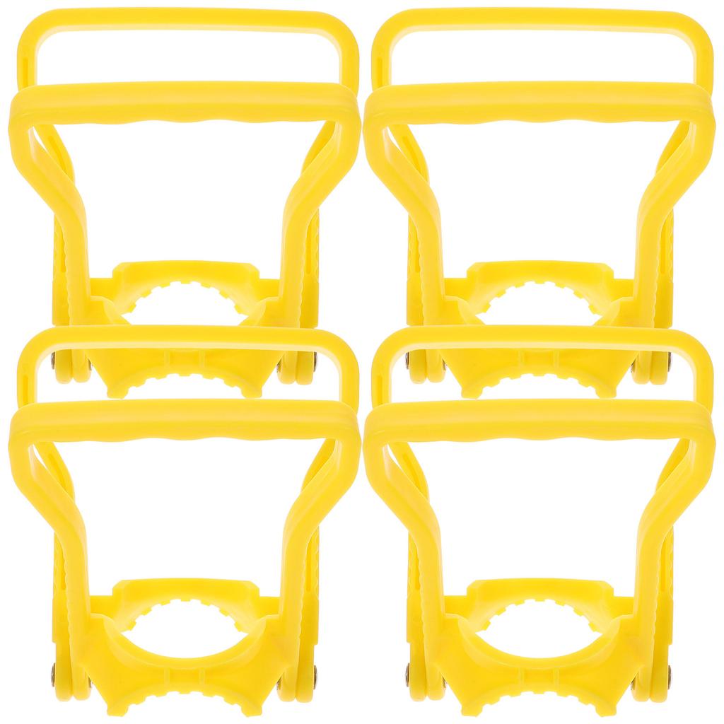 4 Stück Premium Ergonomische Wasserhebergriffe für Gallonenflaschen Eimer Träger Hebewerkzeug Komfortgriff Strapazierfähig Flaschentransport