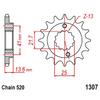 520 Motorcycle Front Sprocket For Honda ZX-6R ZX6R ZX600 Ninja 600 98-06 ZX636 03-06 XR650R XR 650R XR650 R 2000-2007