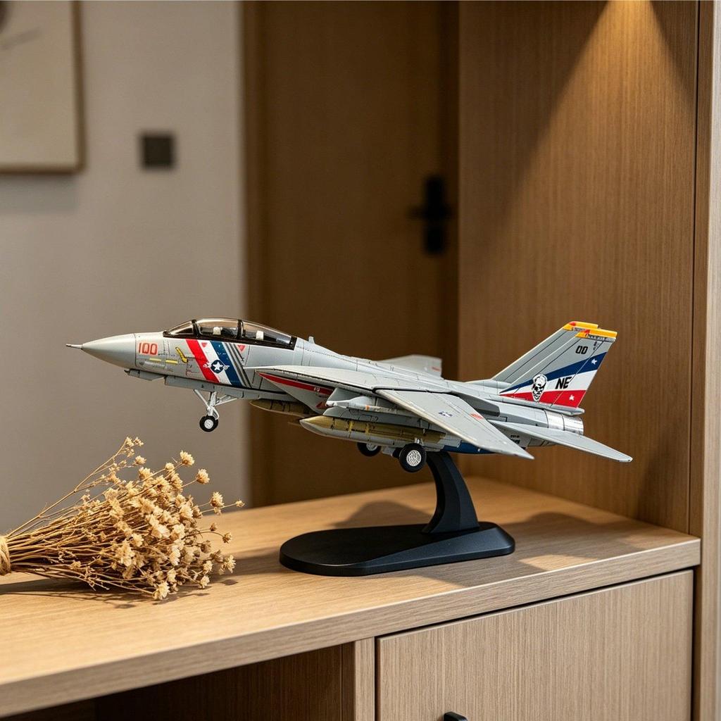 Model Plane Movable Airfoils Swing Wing Fighter Detachable Landing Gear