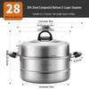 maxcook Multi-Function 2-Layer Steamer Pot