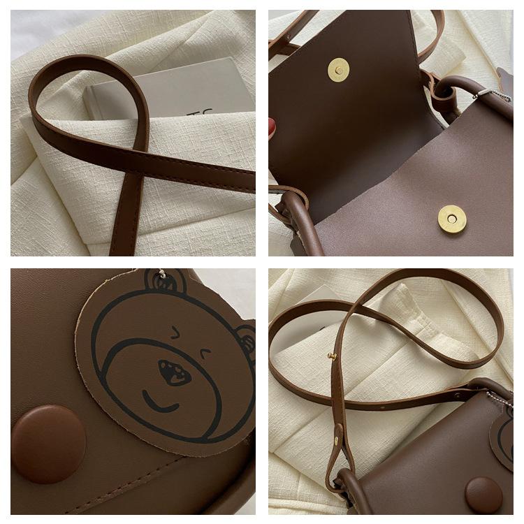 Popularna jednokolorowa torba retro, nowy trend, modna, jedno ramię, prosta torba kurierska, swobodna torba na siodło, damska torba