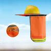 UV Protection Safety Helmet Curtain Reflective Sunscreen Neck Cover  Engineering