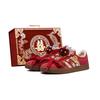 Individuelle Vl Court Classic Wildleder Abriebfest Rutschfest Niedrig geschnitten Bundeswehr Sneaker Unisex Rote Box KK3774( Team1104-SBOX)
