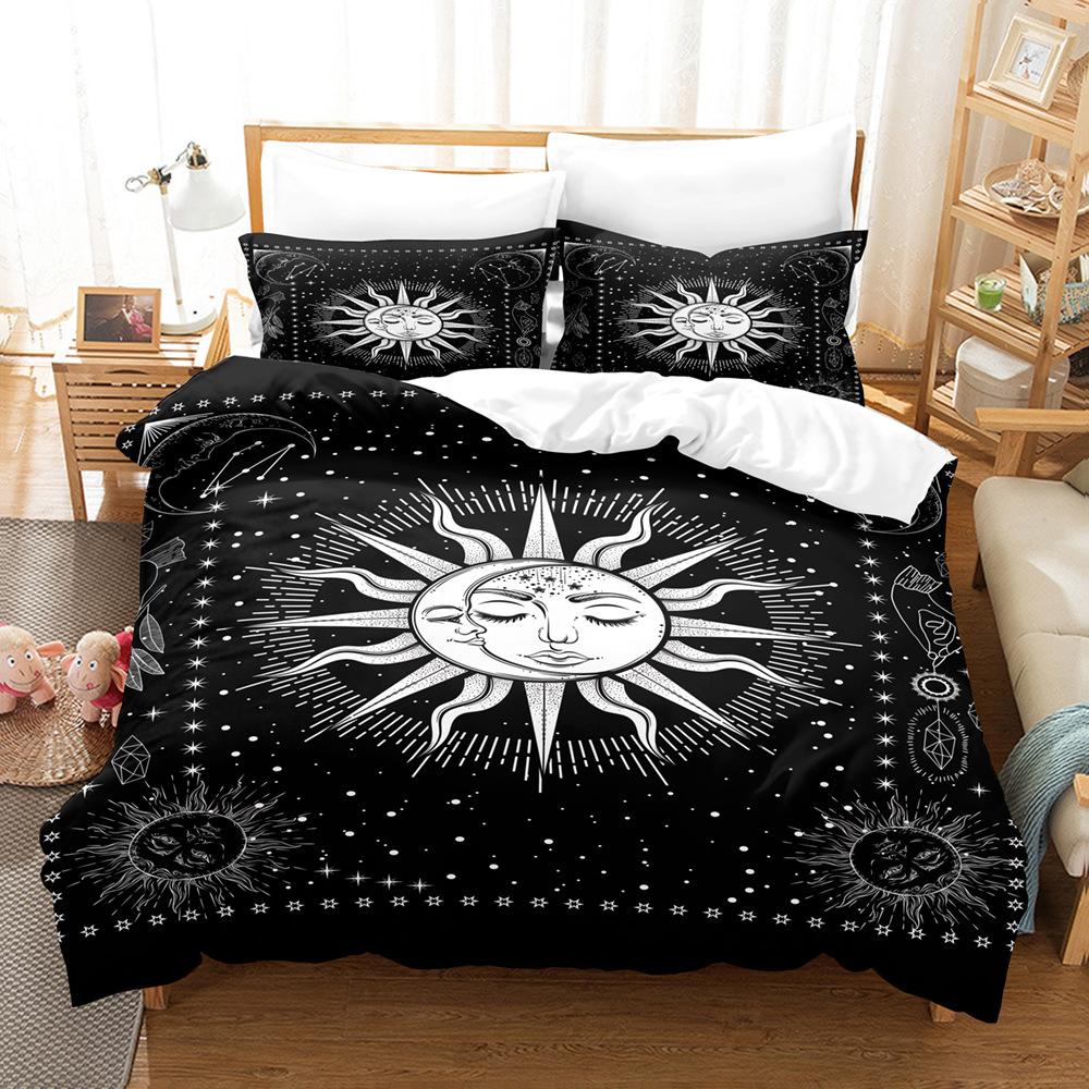 Druk modowy, druk cyfrowy 3D, pościel, poszwy na kołdrę, poszewki na poduszki, zestawy trzyczęściowe