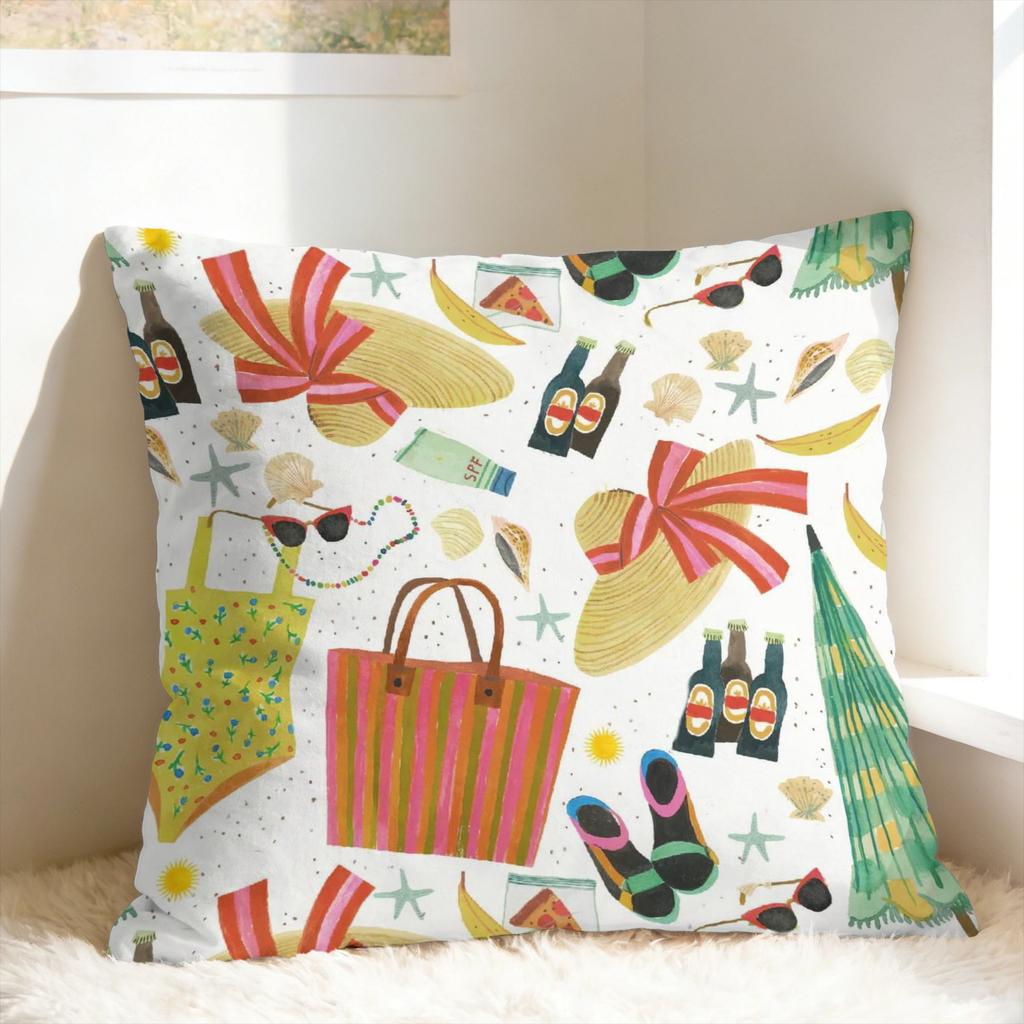 S-Shannon S-Snow Pillow Cover Vintage Pillow Case For Sofa Bedroom Home Decor Soft Cushion Cover Birthday Present