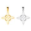 Witch Knot Pendant Stainless Steel Celtic Knots Charms For Necklace Jewelry Making Diy Accessories Witchcraft Amulet Gifts
