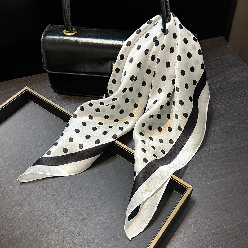 100% Natural Silk Scarf Women Luxury High Quality Headband Square Foulard Female Neckerchief Shawl Wraps Hijab Bandana Scarves