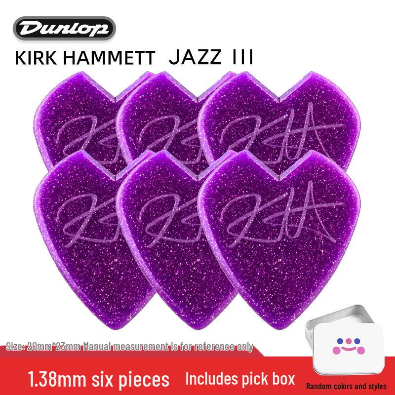 Dunlop Jazz3 Electric Guitar Pick - Genuine Small Turtle Jazz 3-Speed Bass Pick