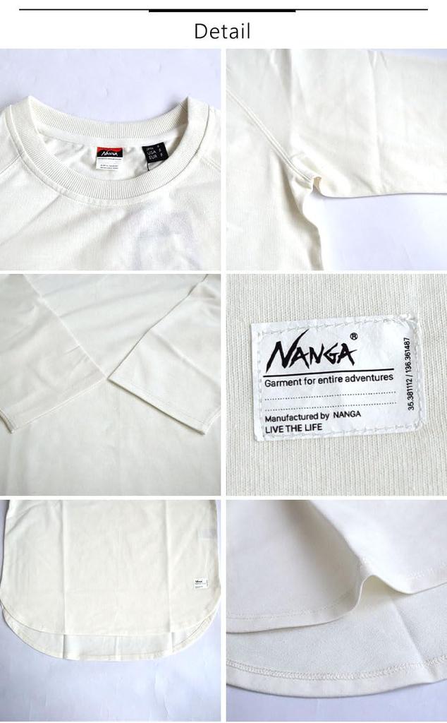 NANGA ECO HYBRID RAGLAN SLEEVE TUNIC TEE W (WOMEN) Eco Hybrid Raglan Sleeve Tunic Tee Women's Size S PNK NW2211-1G216