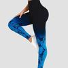 Women's High-Waist Gradient Tie-Dye Yoga Pants - Elastic, Hip-Lifting & Quick-Drying Fitness Wear