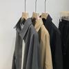Petite Korean Style Autumn Workwear Jacket - Women's Loose Casual Mid-Length Trench Coat