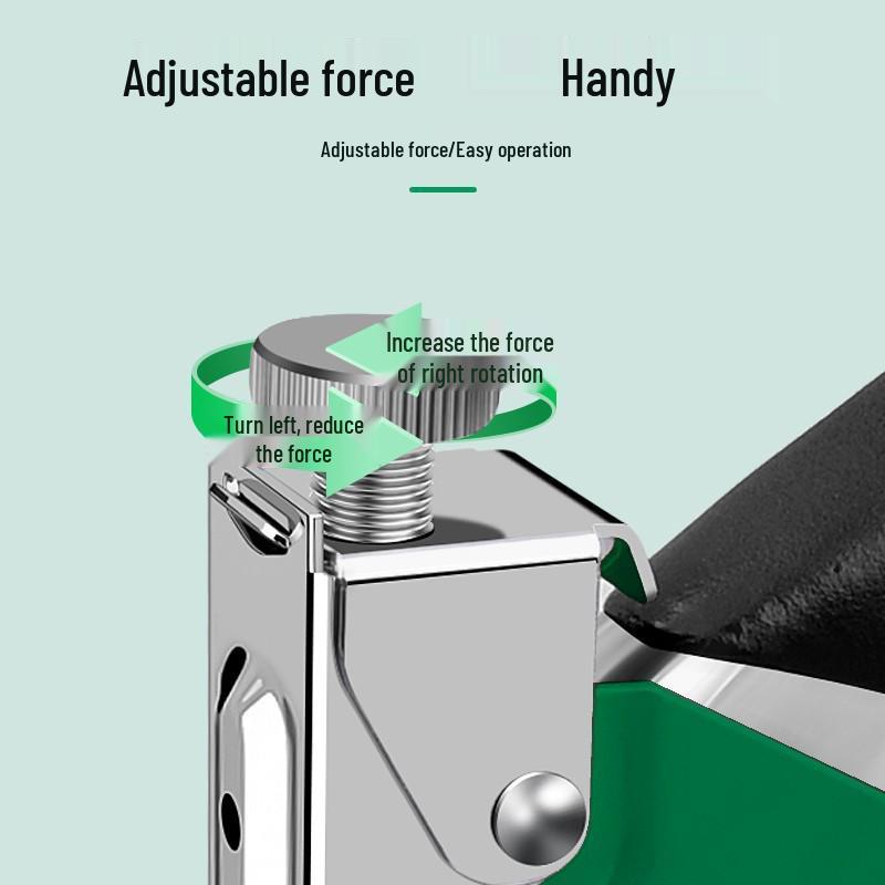 Manual Steel Nail & Staple Gun for Wire Slotting & Woodworking