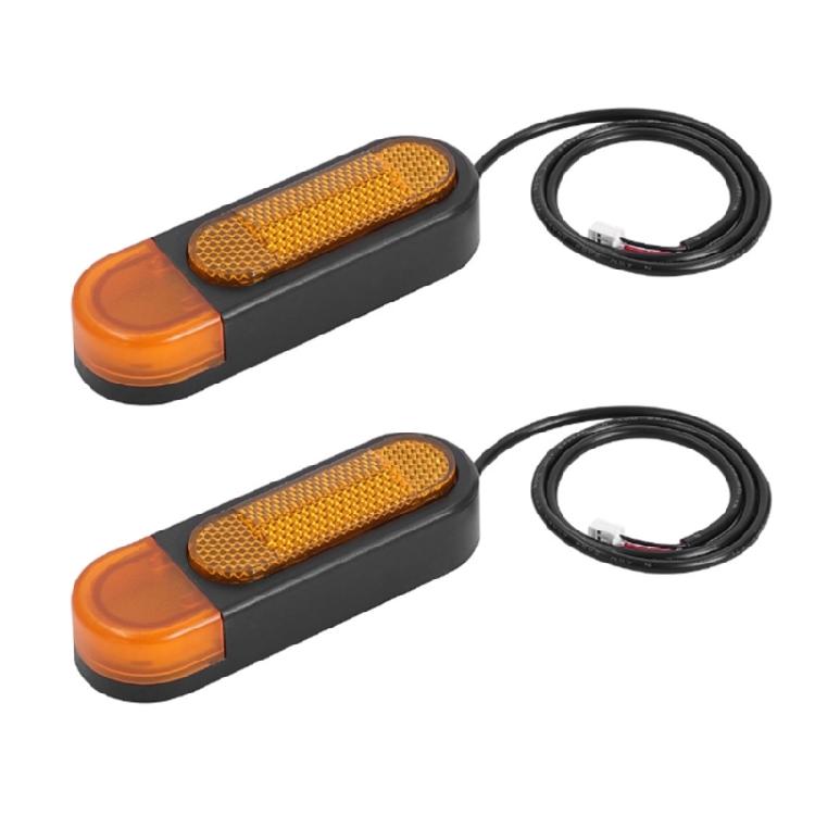 

Light Weight Bright LED Turn Signal Lamp Replacement Handlebars LED Turn Signal Light Night Reflectors Easy to Install