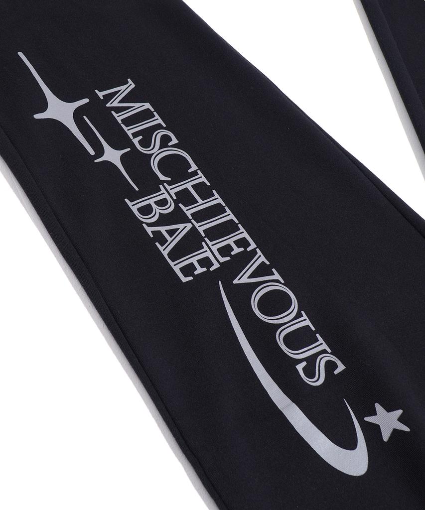GAKKAI UNIONS Miss Cherbers Wide Sweatpants Black