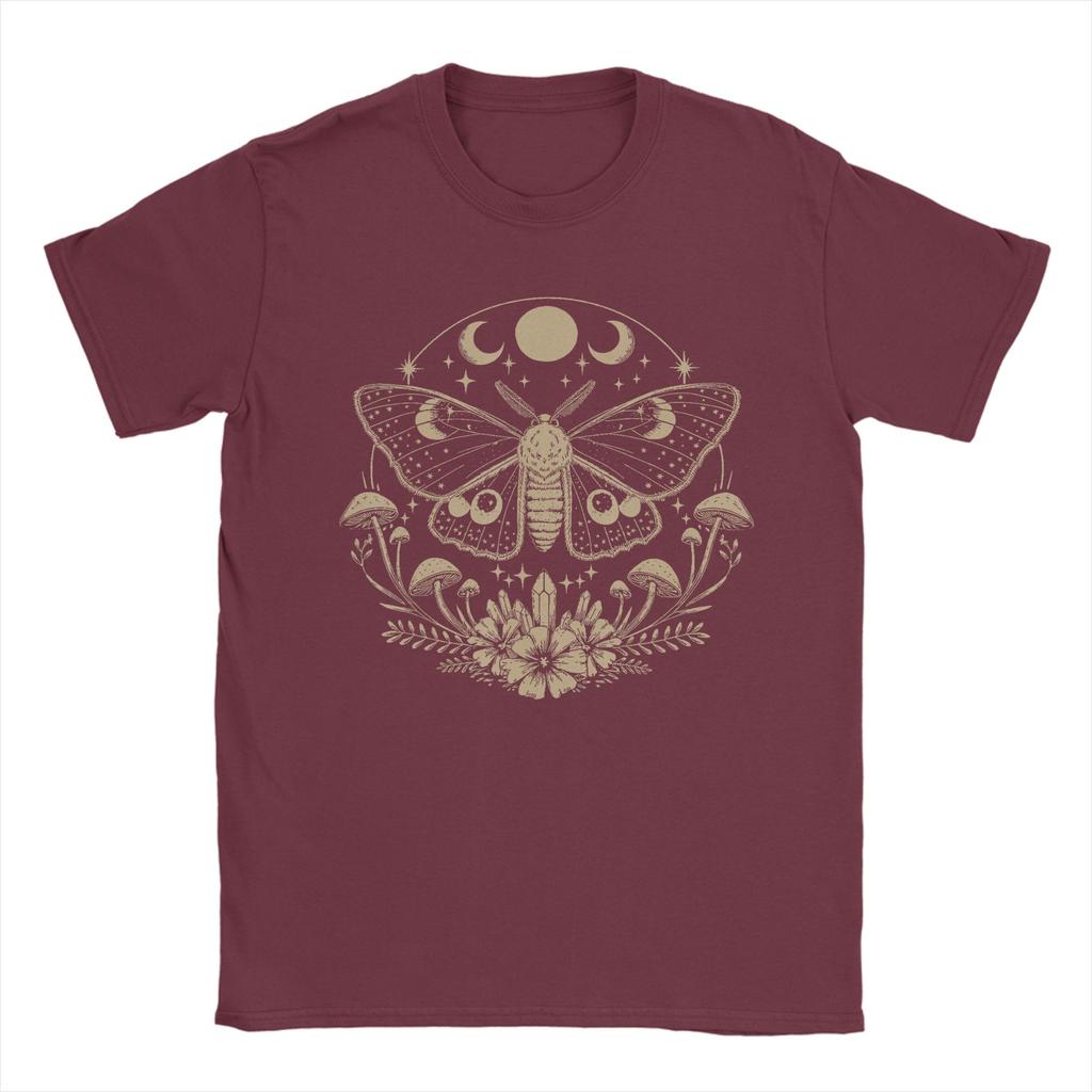 Unisex TShirt Butterfly Grunge Fairycore Therian Cute Moth Aesthetic Vintage Pure Cotton Tees Short Sleeve  T Shirt O Neck Clothes