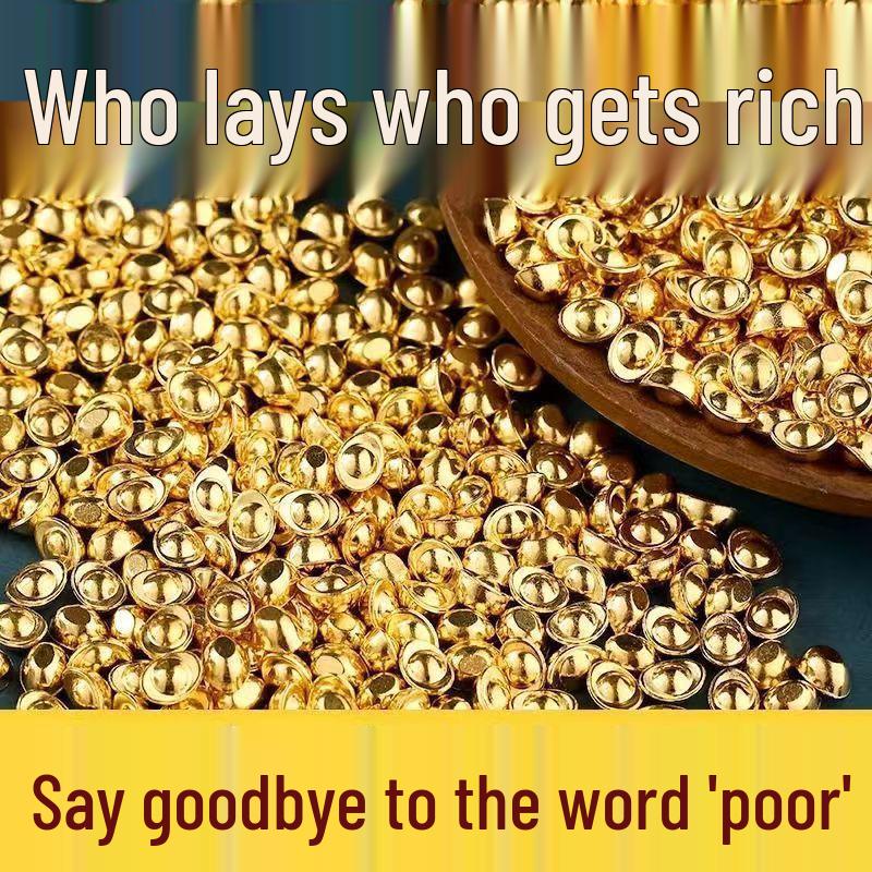 

Креативное украшение в виде золотого слитка из песка - китайская ручная работа, сосуд с сокровищами для украшения дома