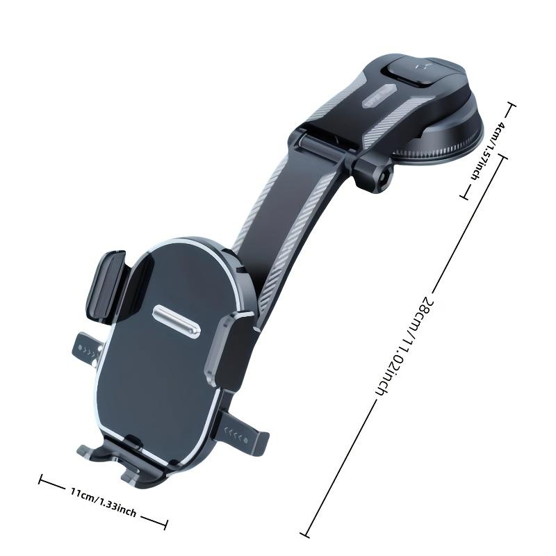 360°Rotating Suction Cup Phone Holder - Universal Car Phone Holder Durable ABS Material Ensure stable grip for safe navigation while