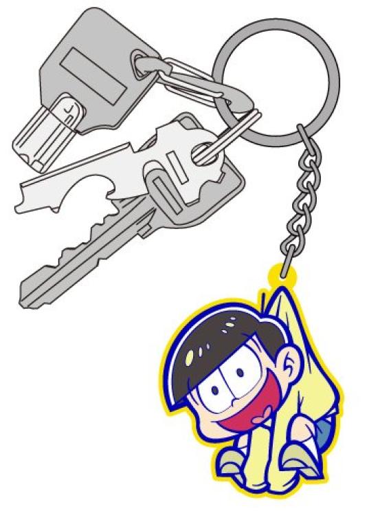 Jyushimatsu Tsumamare Keychain Osomatsu-san