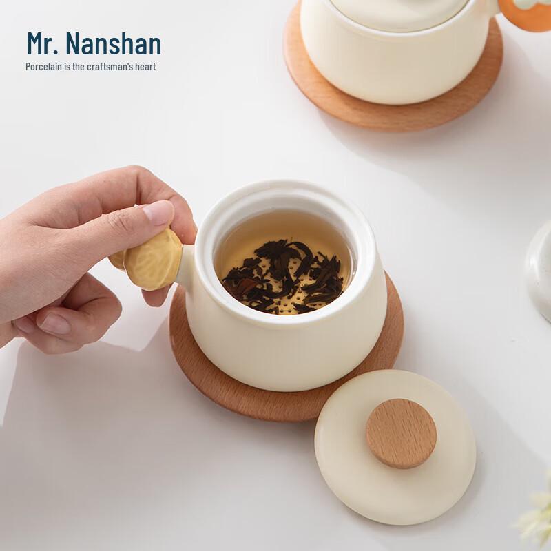 Nanshan Mr. Ceramic Tea Coffee Cup with Saucer & Spoon Gift Set