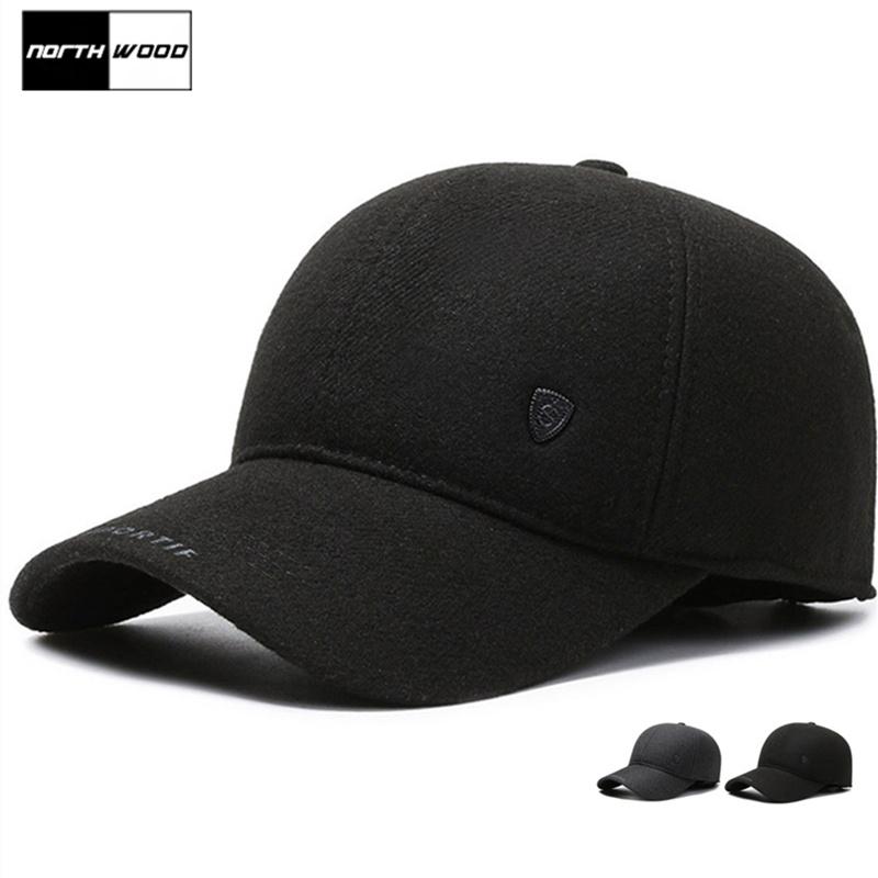 

Утепленная зимняя кепка NORTHWOOD, мужская ветрозащитная кепка-ушанка, мужская бейсболка, мужская бейсболка Gorras Hombre Dad Hat
