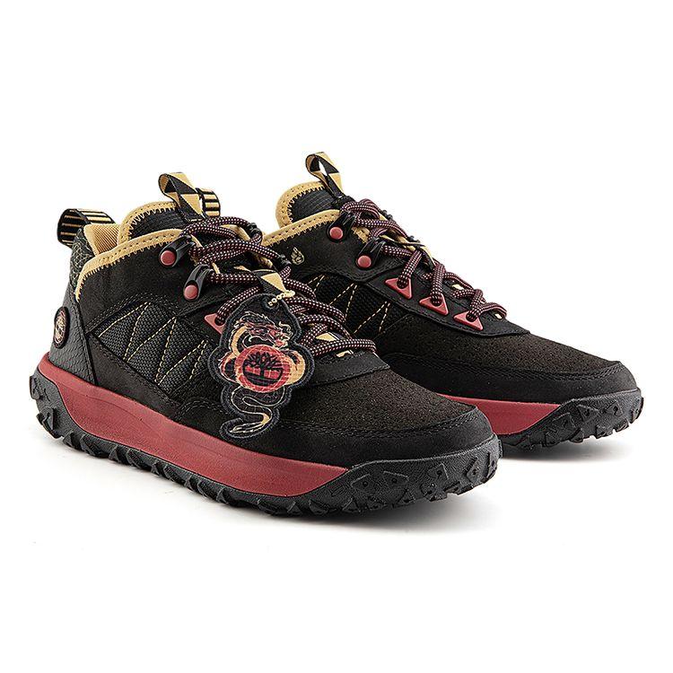 Timberland Comfortable Durable Waterproof Low-Top Outdoor Hiking Shoes Women Hiking Shoes Black A646ZW