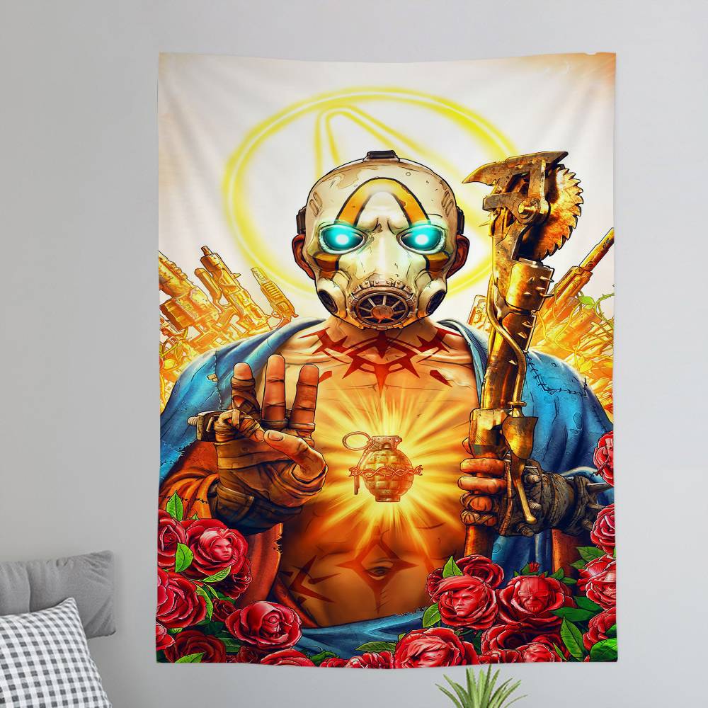 

Game BBORDERLANDS Printed Large Wall Tapestry Wall Hanging Decoration Household Decor Blanket 74x94cm(29x37in)