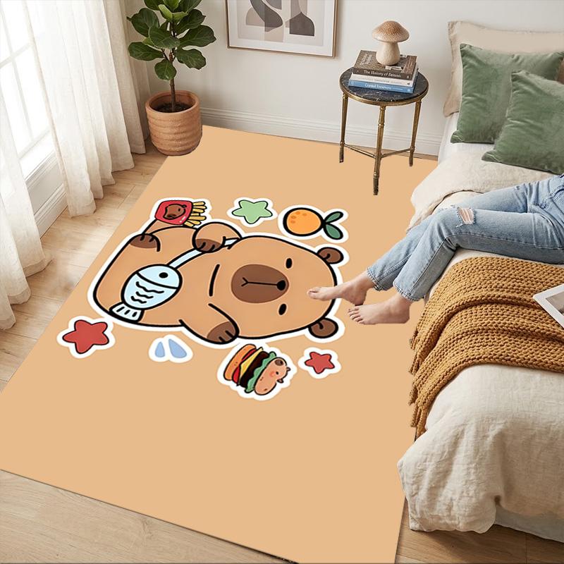 Bear Food Living Room Nonslip Area Rug Soft Carpet For Bedroom Game Playroom Sofa Office Home Decor Doormat Christmas Gift C92990