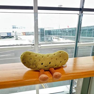 JC Die gleiche lustige Essiggurken-Puppe Essiggurken-Puppe Gemüse-Plüschtier begleitet die Puppe niedliche kleine Kartoffel