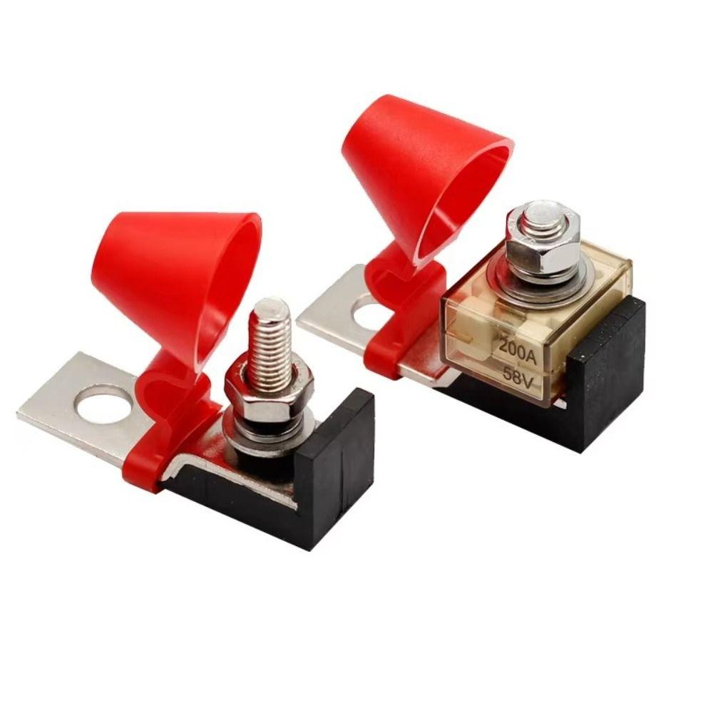 30A-300A Bolt-On Fuse Block Flame Retardant Base Automotive Main Fuse Holder Fuse Holder
