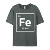 Iron Periodic Table Eleunisexts Sign Fe Tops Tees Pochacco Skeleton Halloween Cotton Crew Neck Unisexs T Shirt Normal