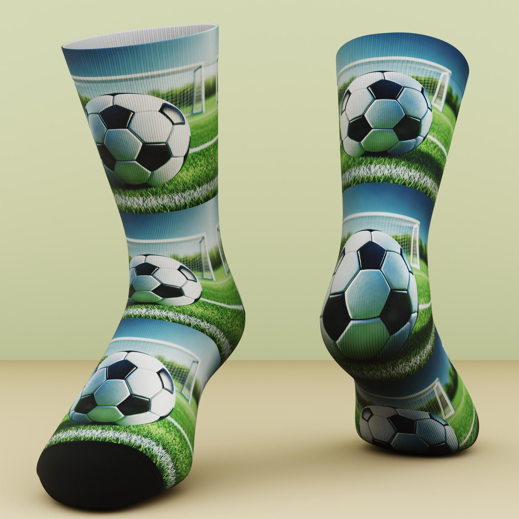 WJN Crew Youth Custom Design Polyester Bamboo Antibacterial Breathable Spring Sports Socks 3D Printed Logo for Football Soccer one size зелёный